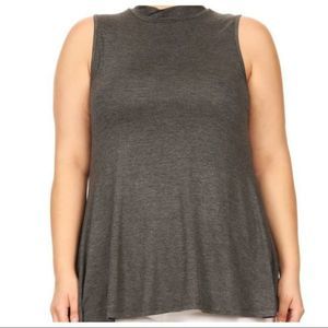 Black Sleeveless Top size 3x